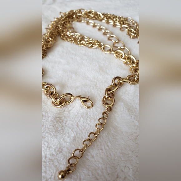 Gold Layered Necklace - Picture 8 of 8